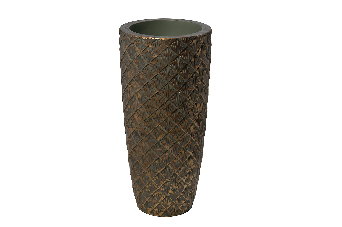 Кашпо с золотым орнаментом Garda Decor ZS1980-26