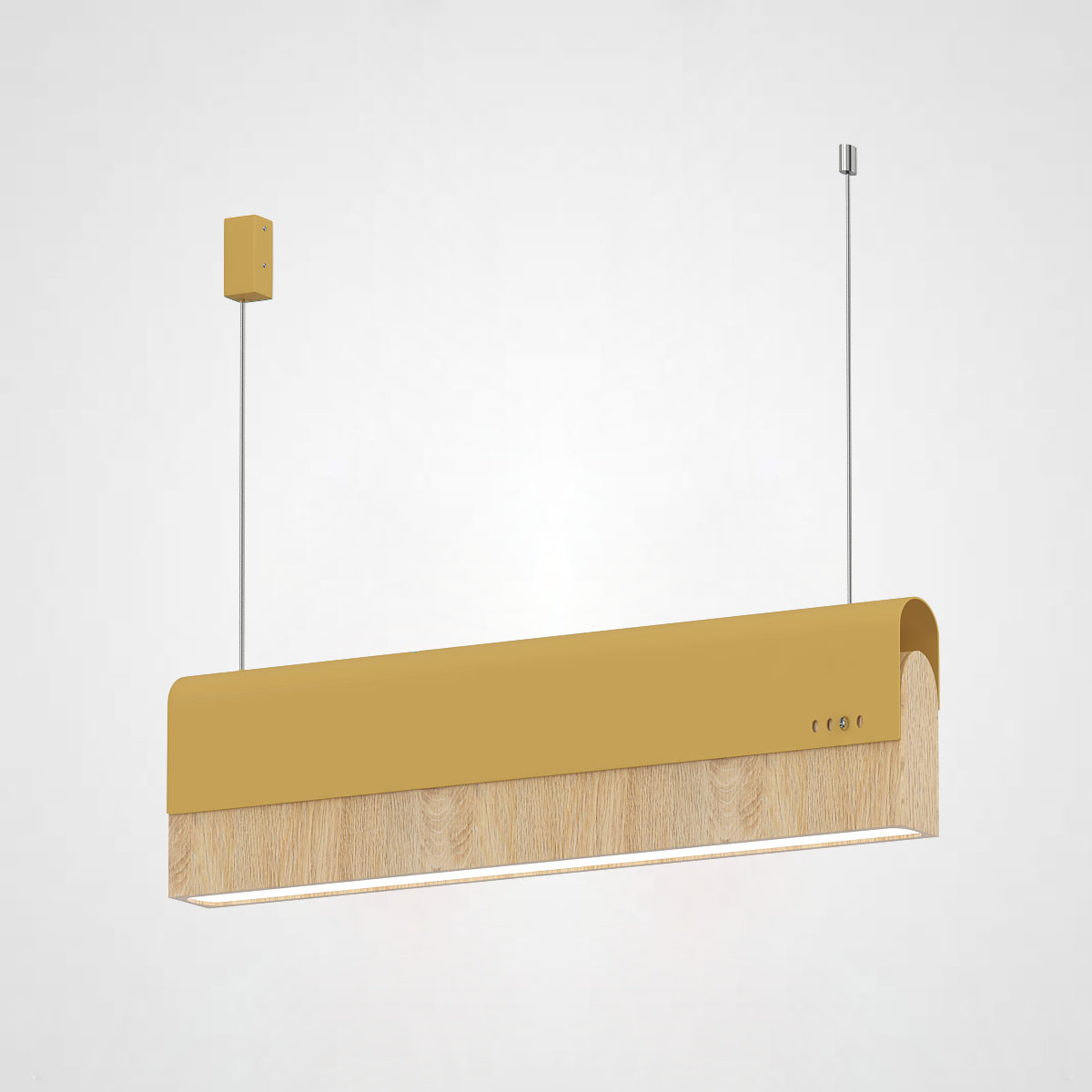 РЕЕЧНЫЙ ПОДВЕСНОЙ СВЕТИЛЬНИК BOOK 3 L60 Yellow by ImperiumLoft