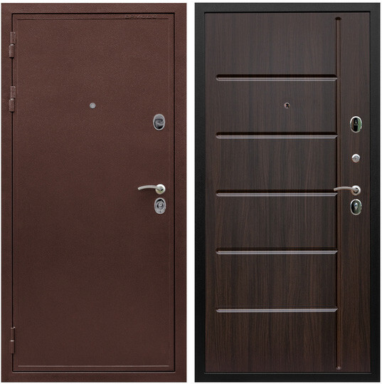 Дверь входная Graf Престиж 2 Антик медь / МДФ 10 мм ФЛ-102 Эковенге