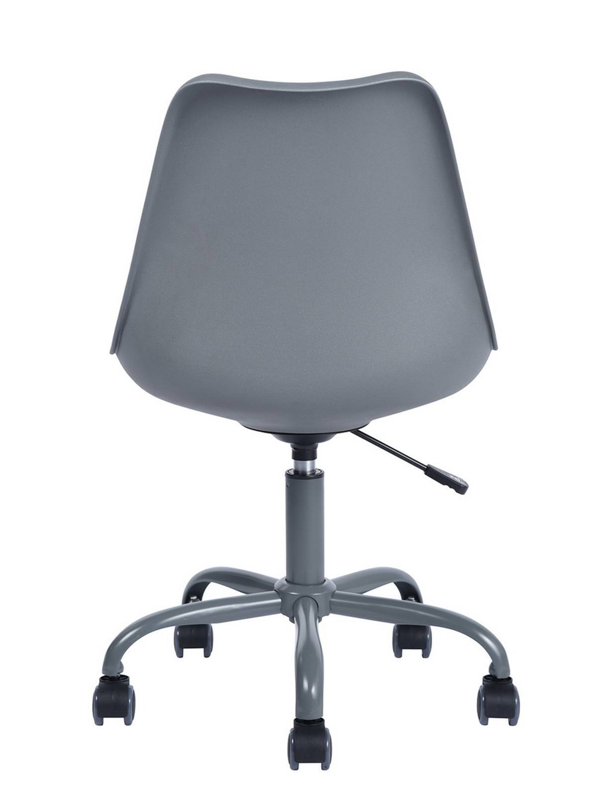 Стул офисный Blok пластиковый серый Stool Group