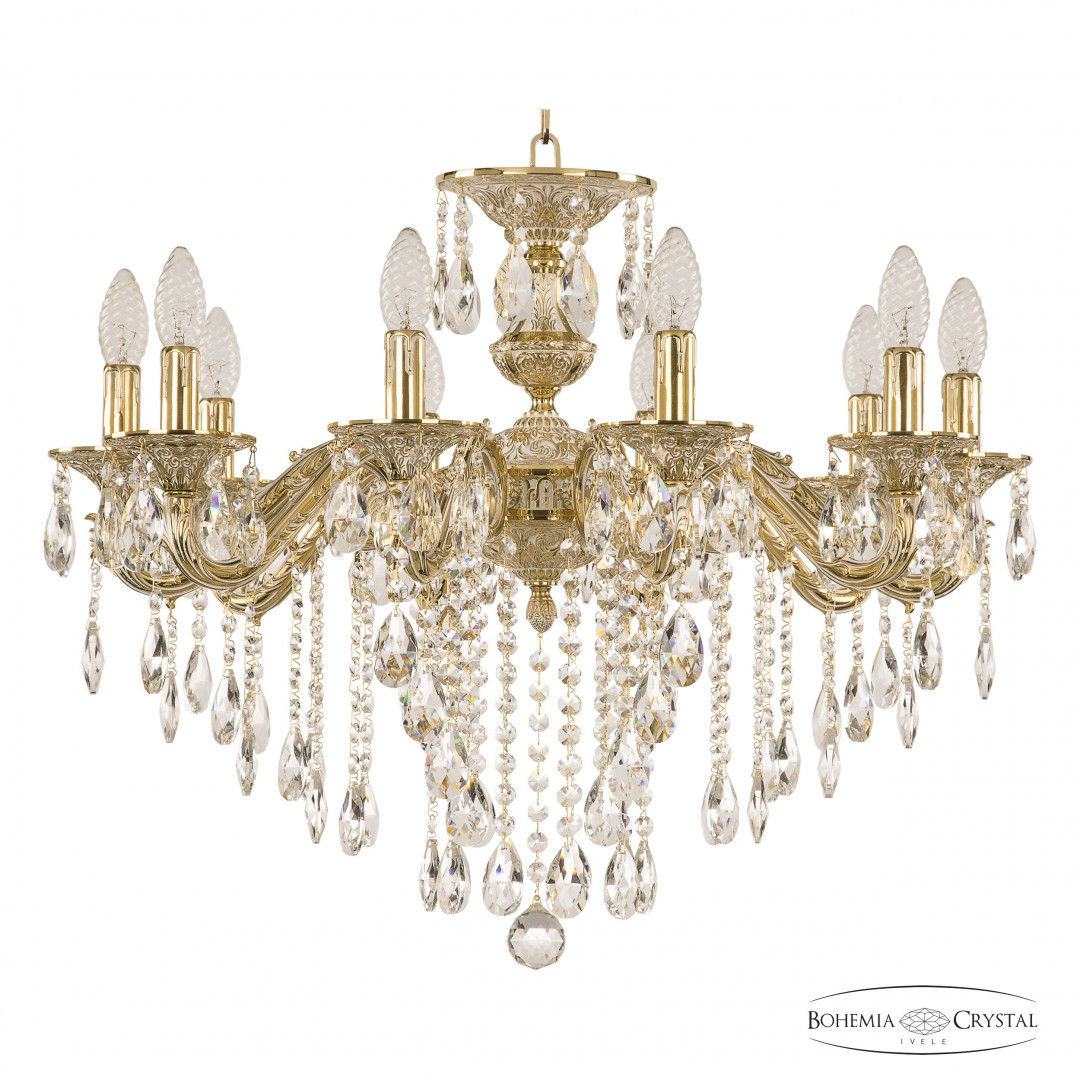 Люстра бронзовая с хрусталём 71202/10/210 B GW