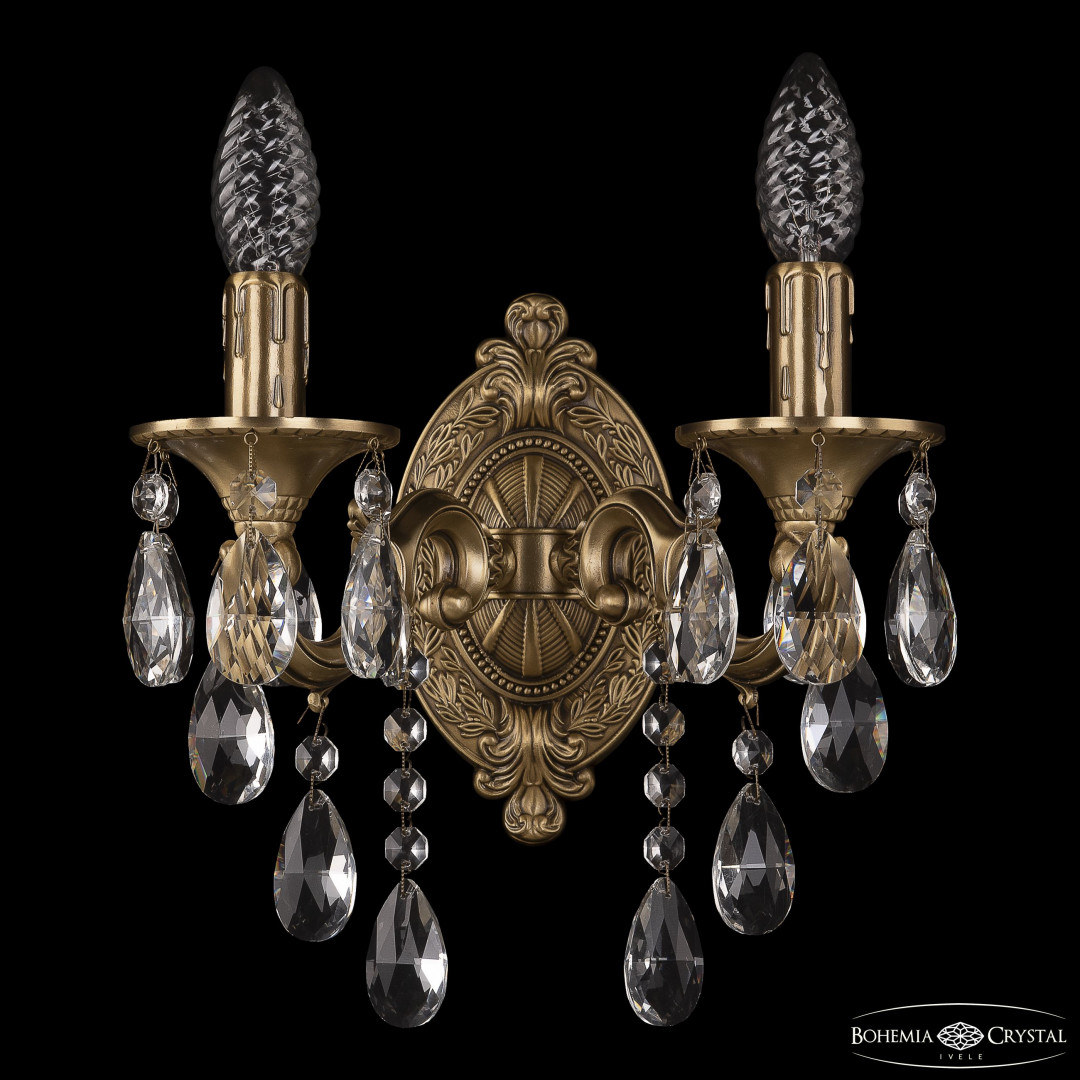 Бра бронзовые 7301B11/2/125 B FP Bohemia Ivele Crystal