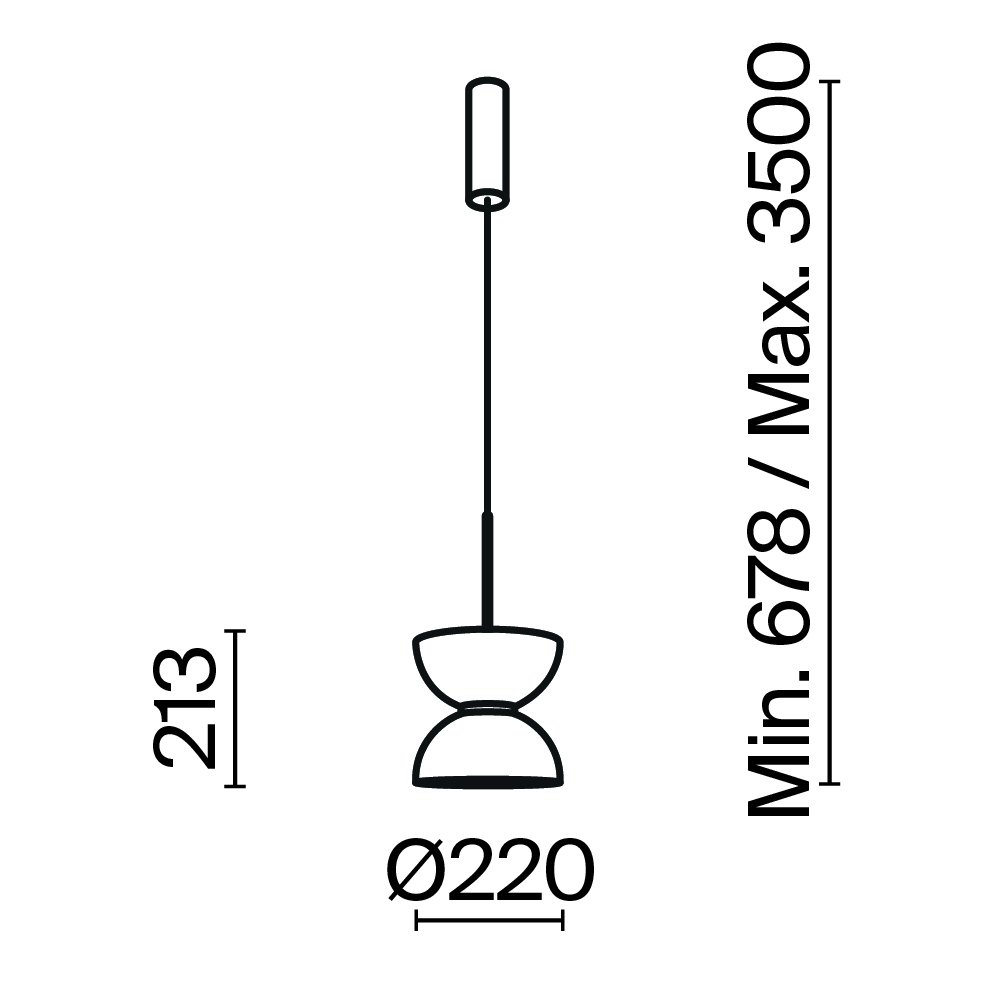 Подвесной светильник Maytoni MOD178PL-L11W3K