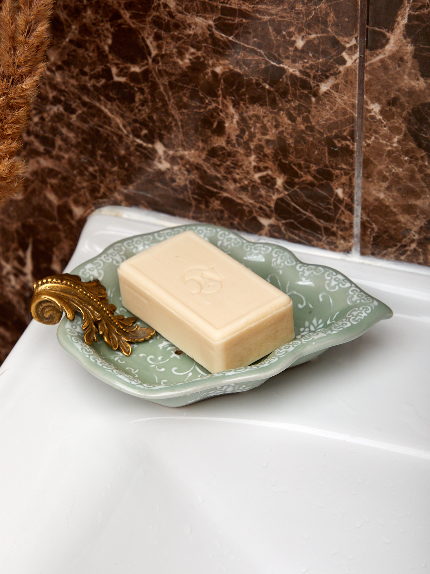 Мыльница Листок Glasar 31G2315/C819H/UW3930