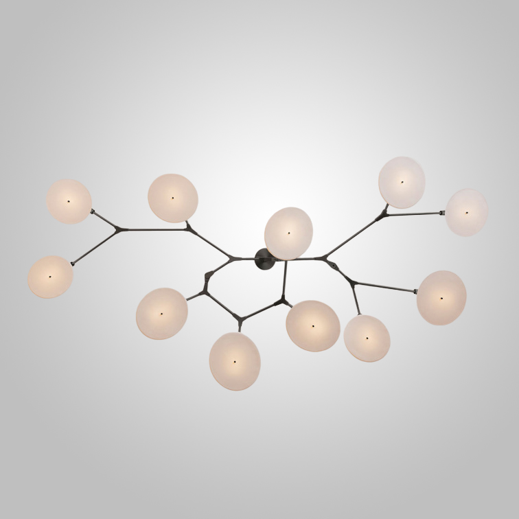 Подвесная люстра DISCS D254 Black by ImperiumLoft