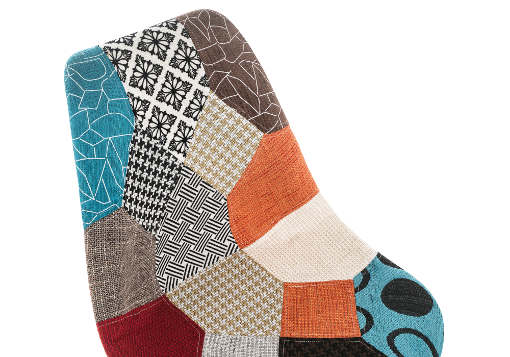Стул деревянный Woodville Mille fabric multicolor 11731