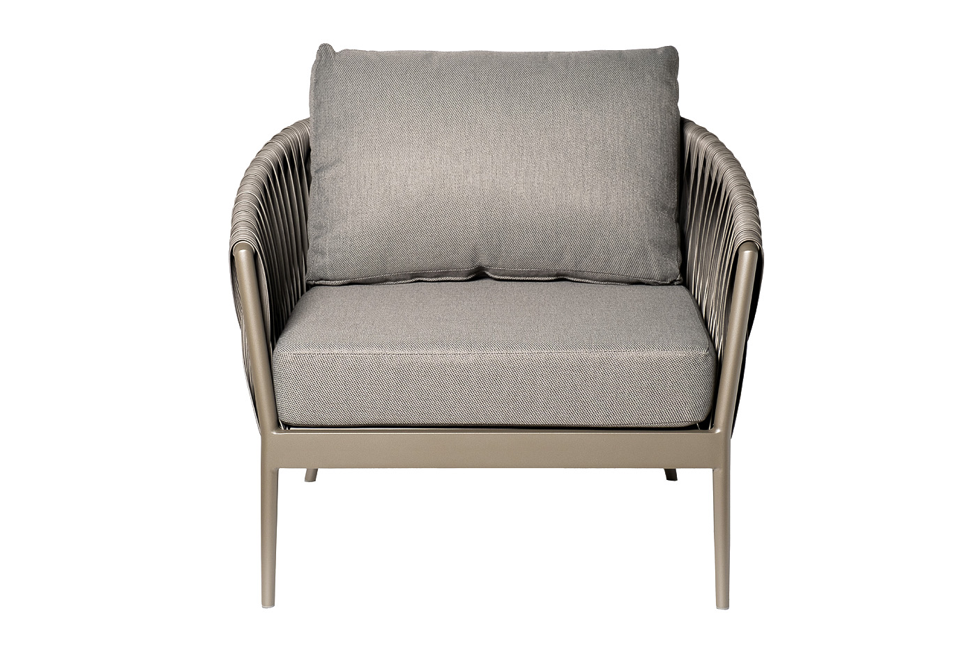 Кресло уличное Муза серое Garda Decor 39AR-KRES-3691 SER