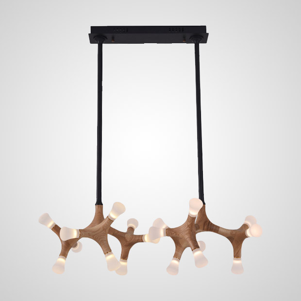 Потолочный светильник SANTANA L18 Light brown by ImperiumLoft