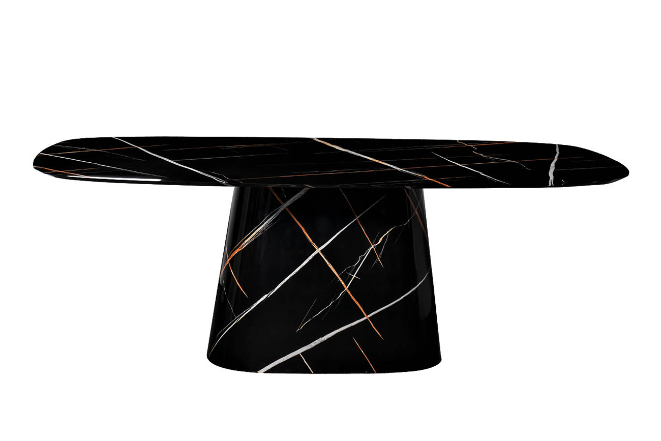 Стол обеденный Уэльс мраморный черный Garda Decor 45EX-STOL/OB-185 CHE