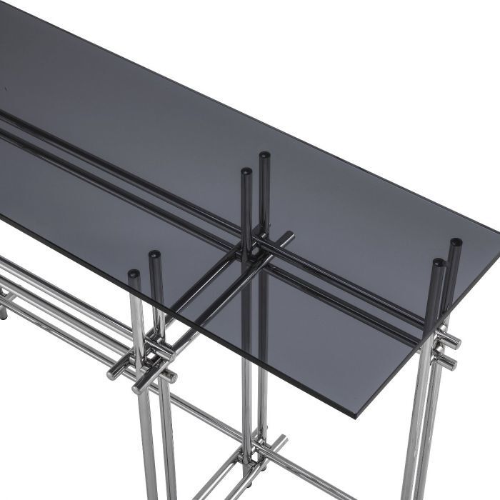 Консольный стол Eichholtz Quinn polished stainless steel 114804