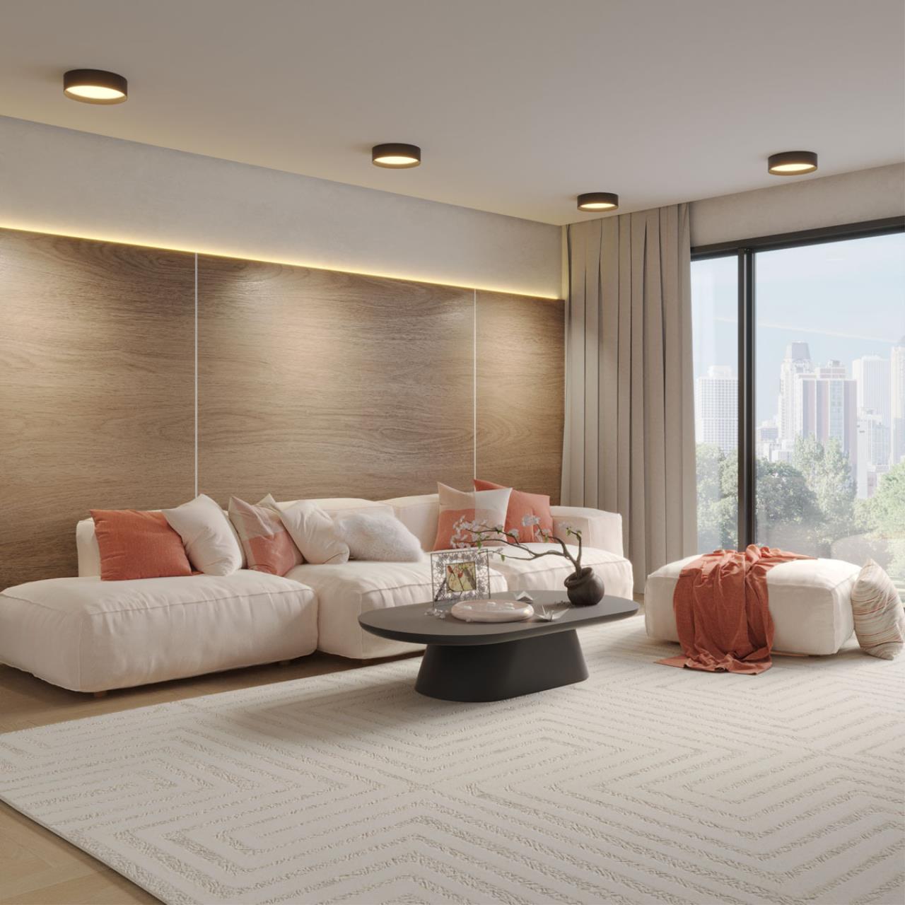 Светильник накладной светодиодный с переключателем цветовой темперетуры Novotech 359601 Светильник накладной светодиодный с переключателем цветовой темперетуры Novotech 359601