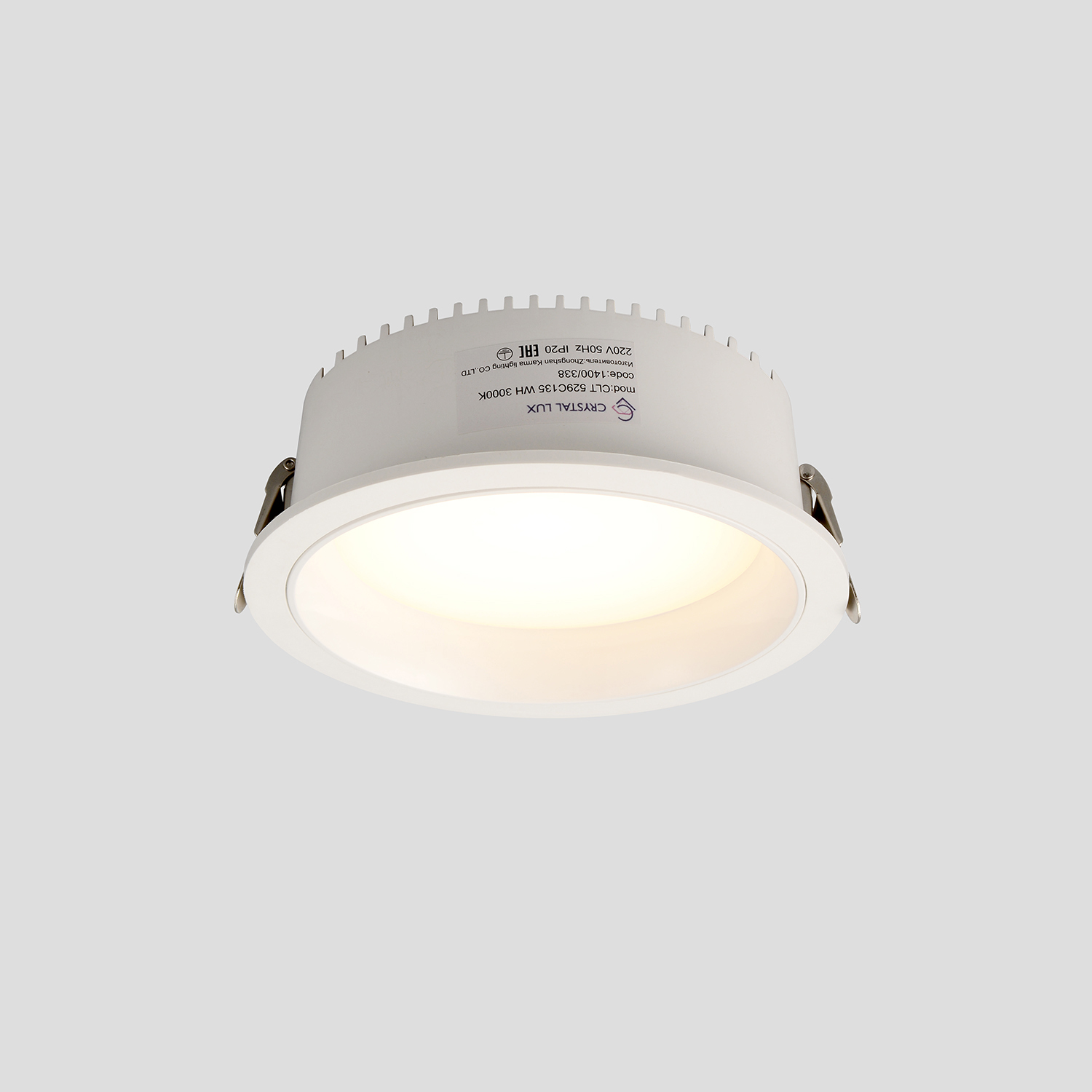 Светильник встраиваемый Crystal Lux CLT 529C135 WH 3000K