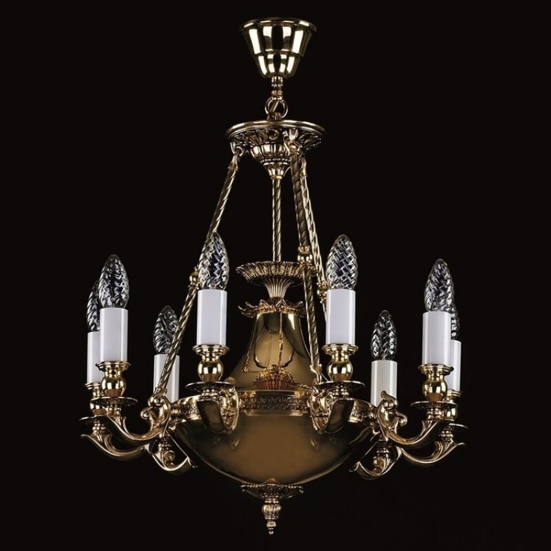 Люстра Artglass DAFNE BRASS ANTIQUE