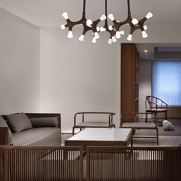 Потолочная люстра SANTANA CH D110 Dark brown by ImperiumLoft