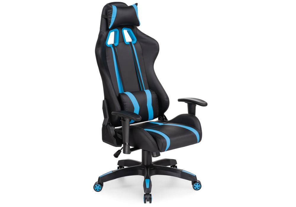 Компьютерное кресло Woodville Blok light blue / black 15137