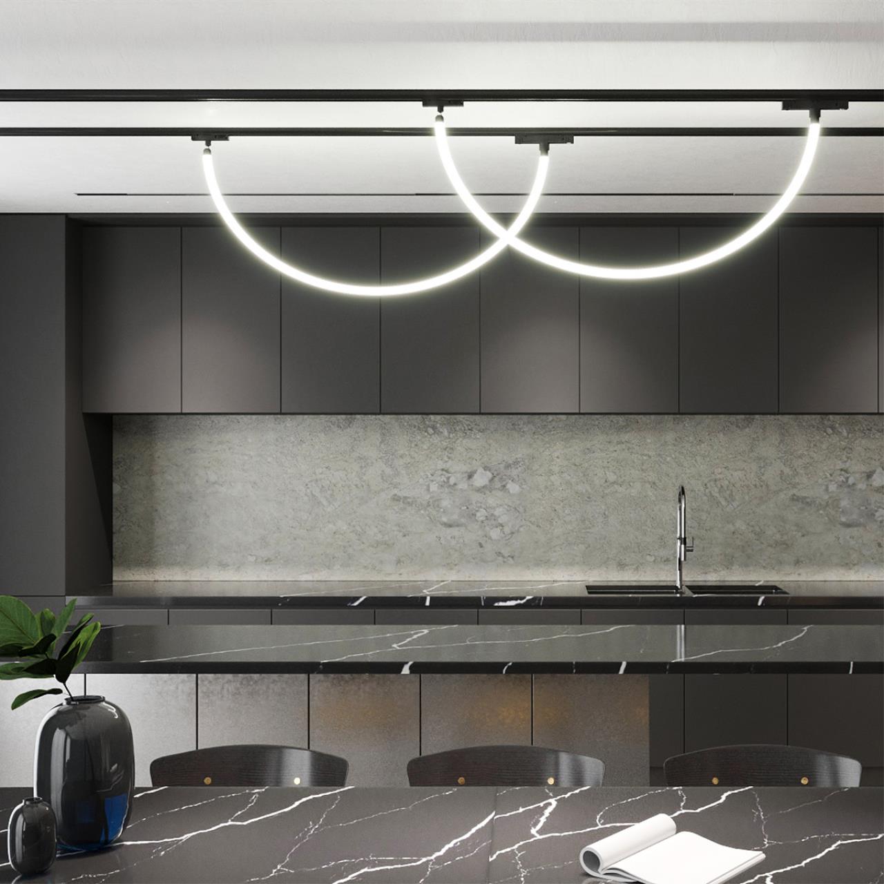 Адаптер/держатель для однофазного двухжильного трека без токопровода для светильников 359128-359133 Novotech 359134