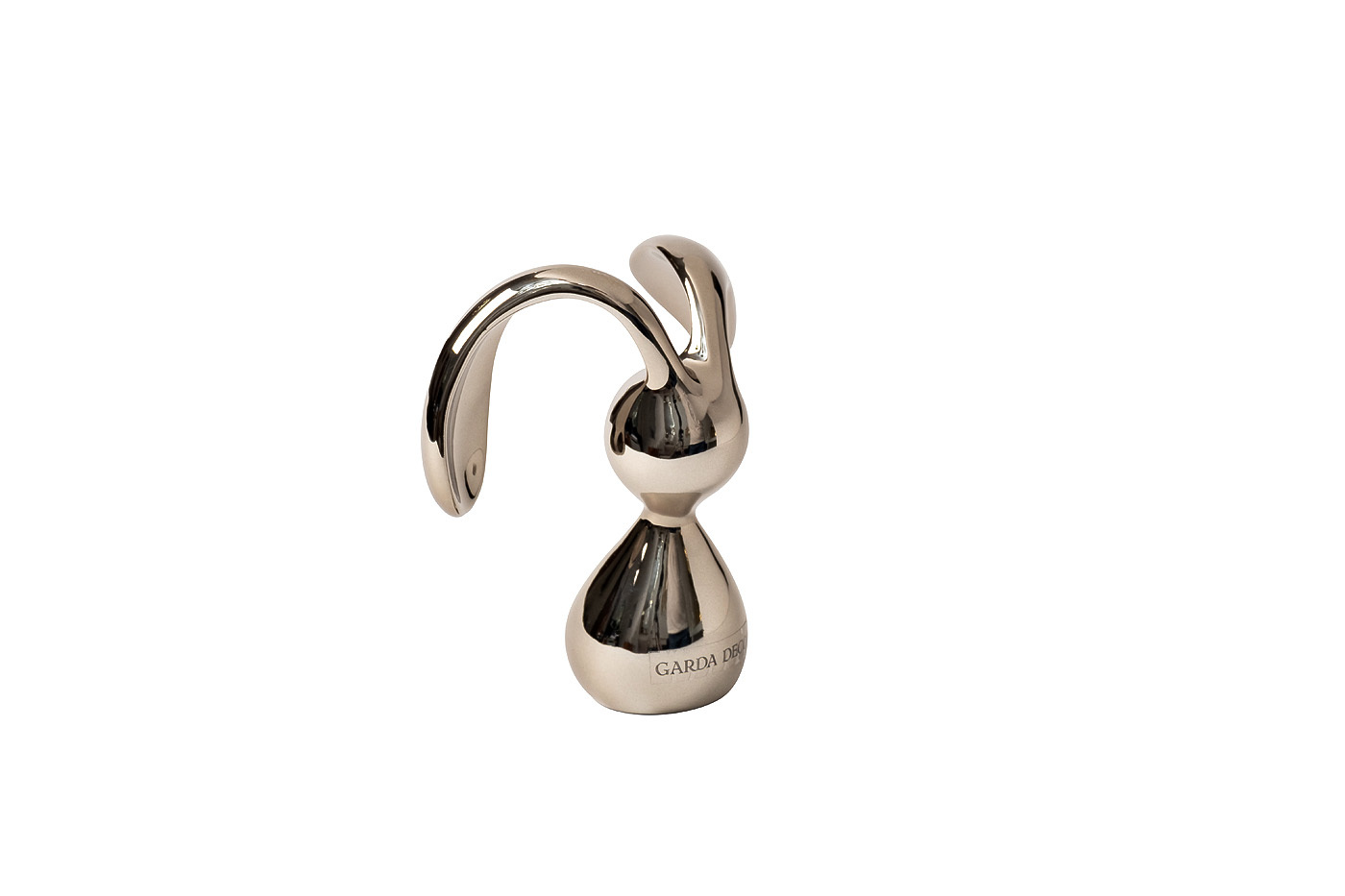 Статуэтка Кролик серый глянцевый Garda Decor TB1314