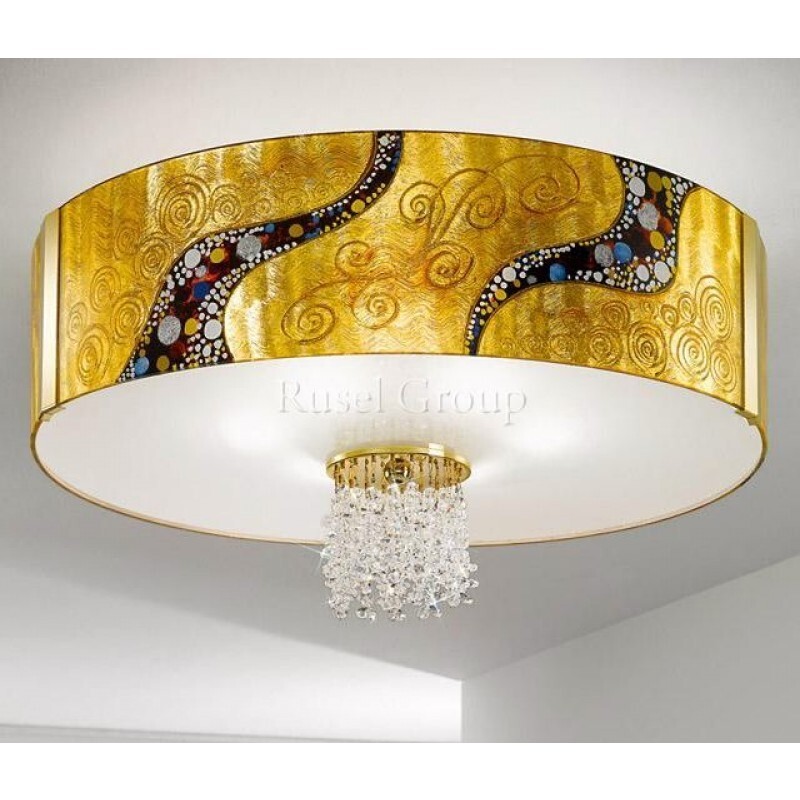 Потолочный светильник Kolarz Emozione Kiss 0345.16.3.Ki.Au.KpT