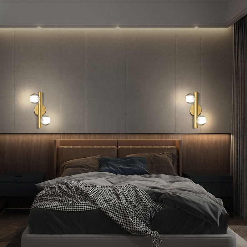 Настенный светильник ILIANA WALL A Brass Black by ImperiumLoft