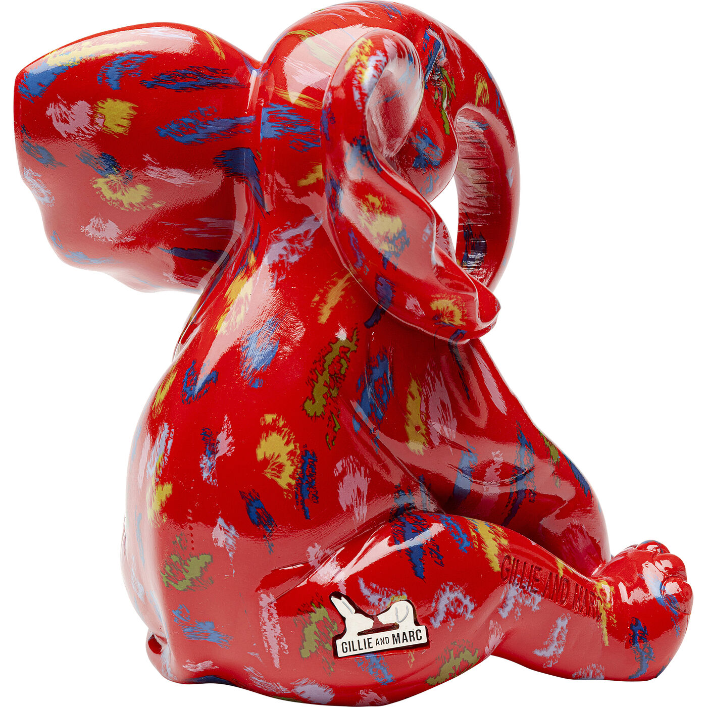 Фигура декоративная Elephant Dots Red 18 см KARE 56174