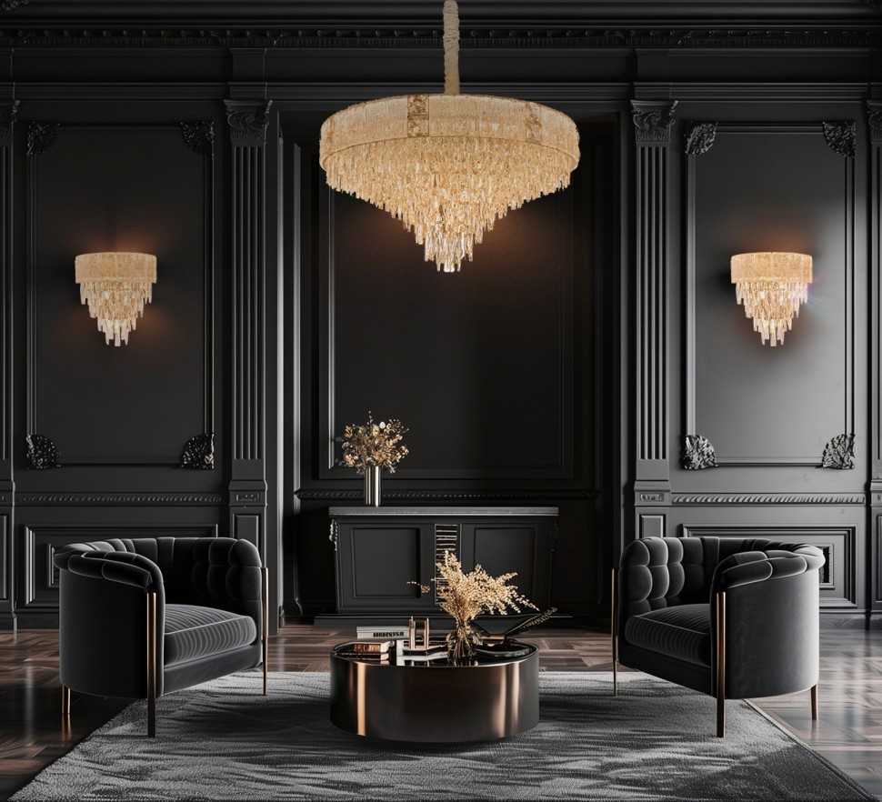 Люстра подвесная Fluorite FL1058-27P