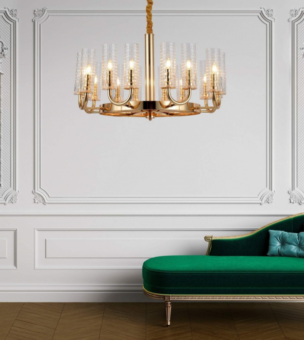 Подвесной светильник Lumina Deco LDP 8011-16 F.GD