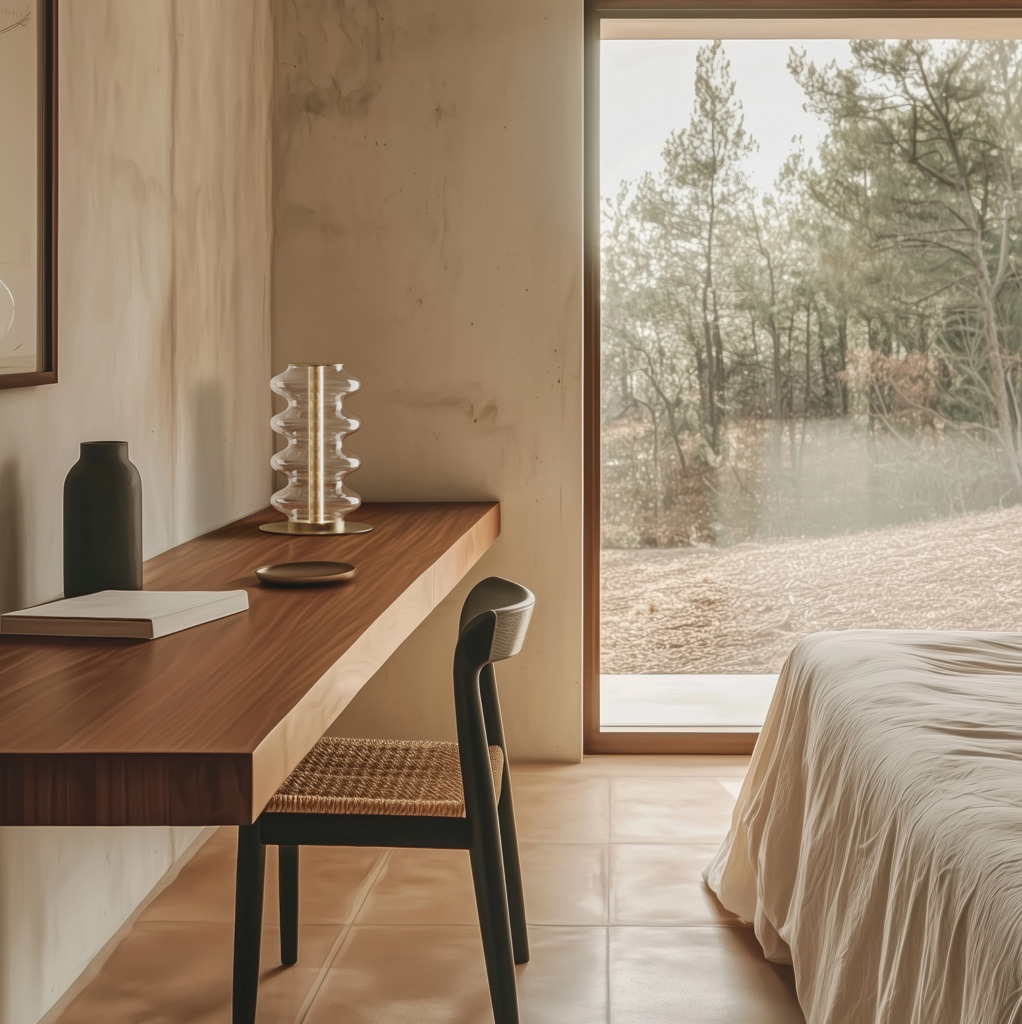 Настольная лампа Vitree злотой металл/ прозрачный плафон Aromas del Campo