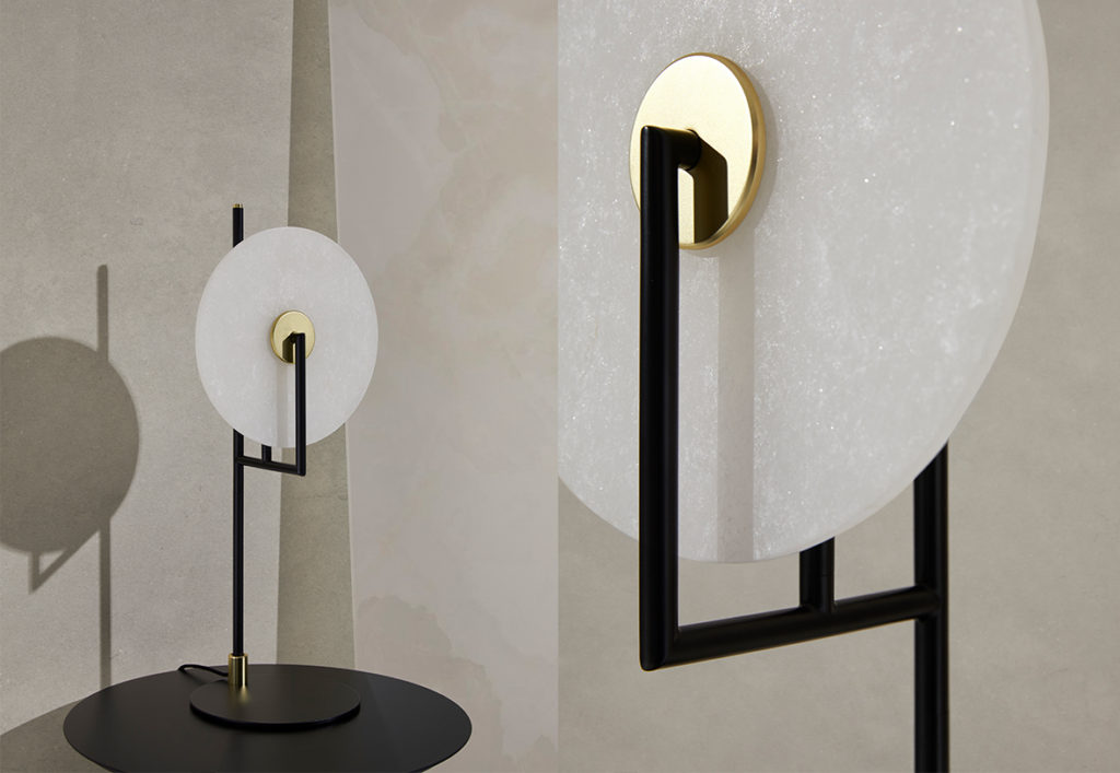 Настольная лампа Erto с алебастровым диском 1096/25 Aromas del Campo