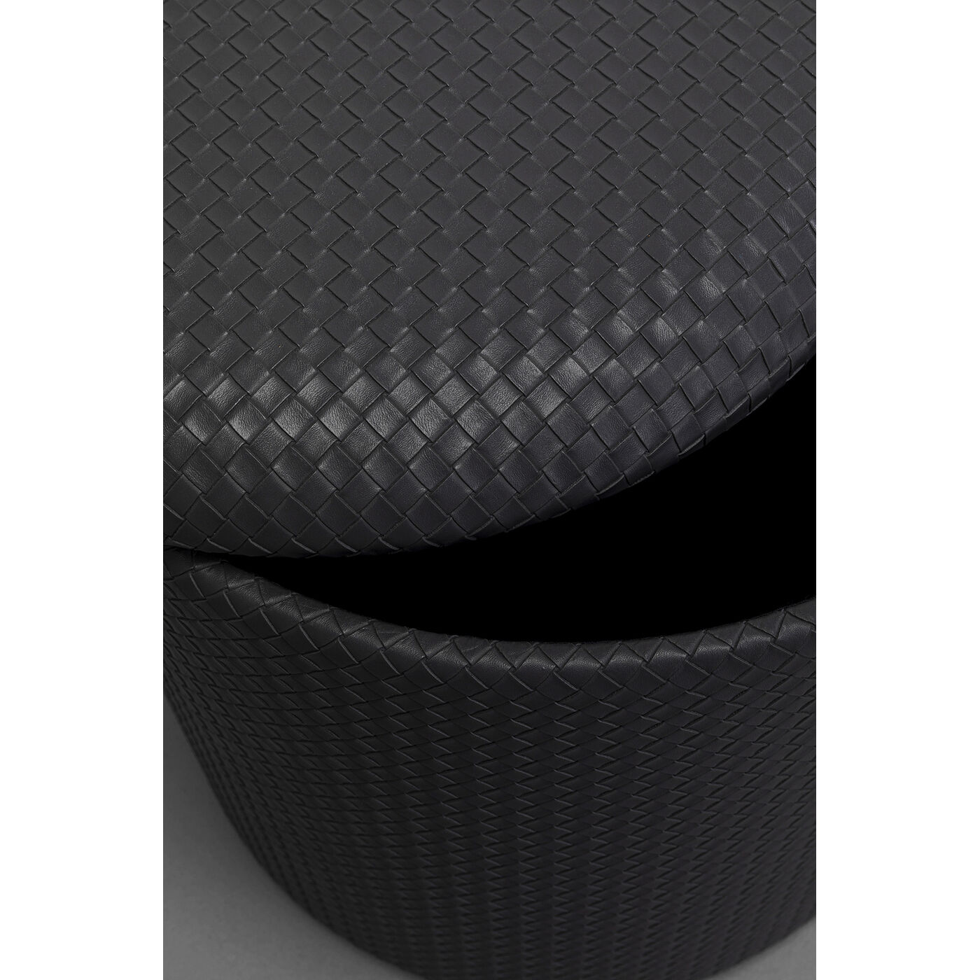 Пуф Venezia Storage Black Ø40 см KARE 87698