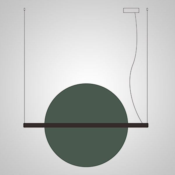 Подвесной светильник LIBERTY L76 Green by ImperiumLoft
