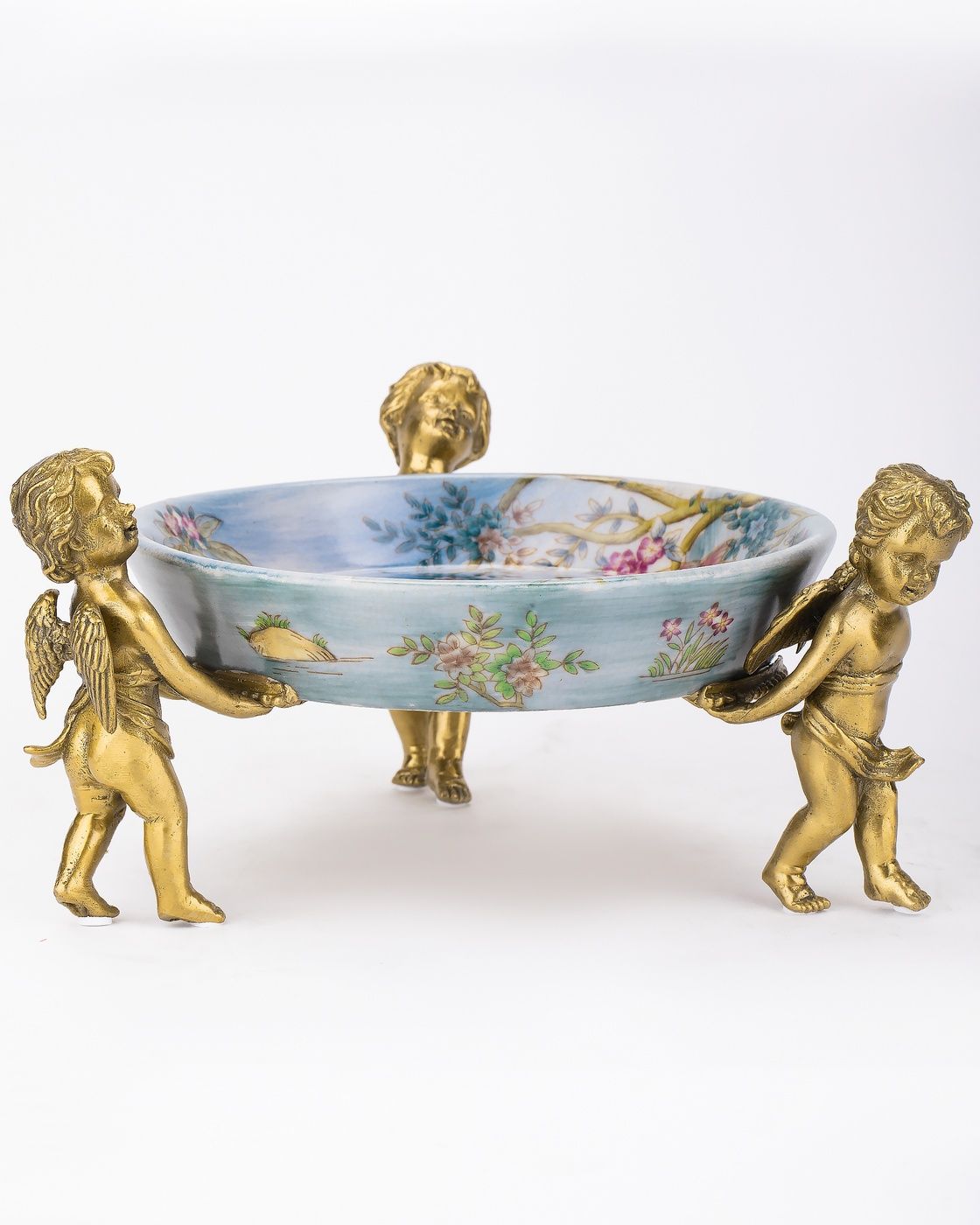 Блюдо на ангелах Glasar 31G2416/C914HC/HX2076