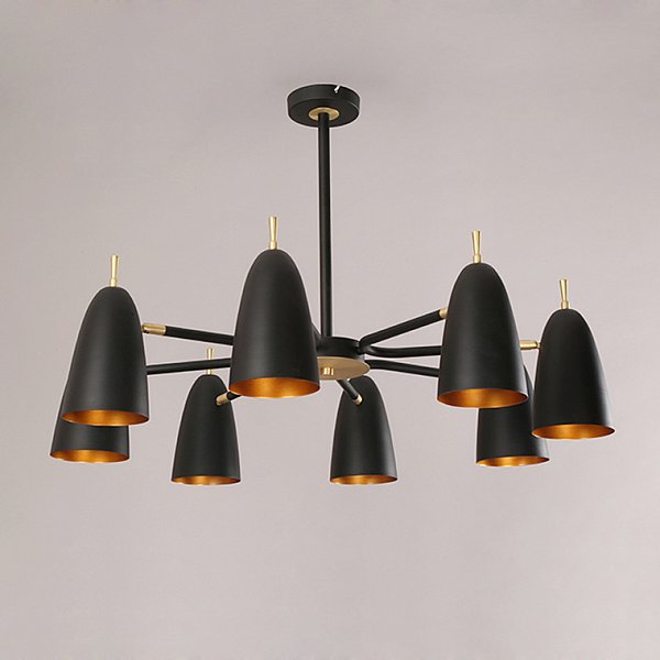 Люстра на штанге PINNACLE D86 Black by ImperiumLoft
