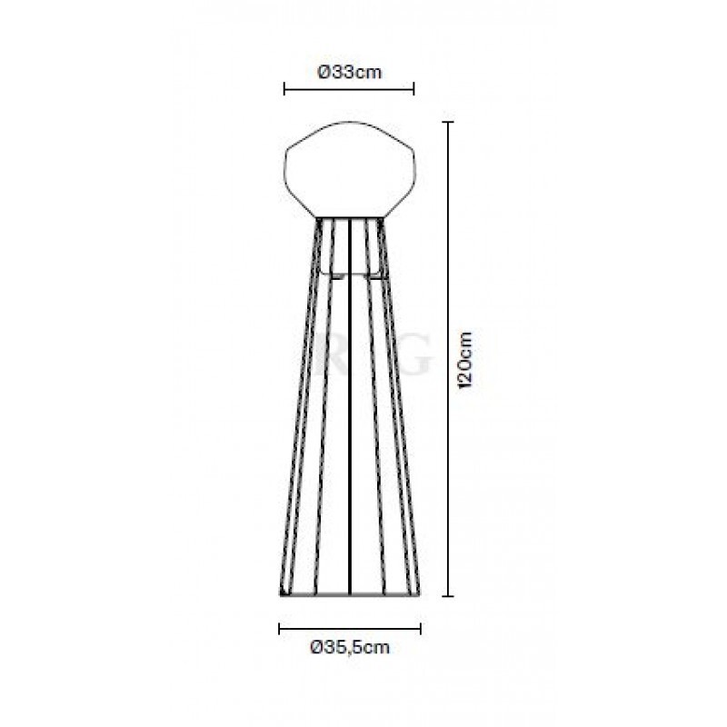 Напольный светильник Fabbian Aerostat F27 C01 41