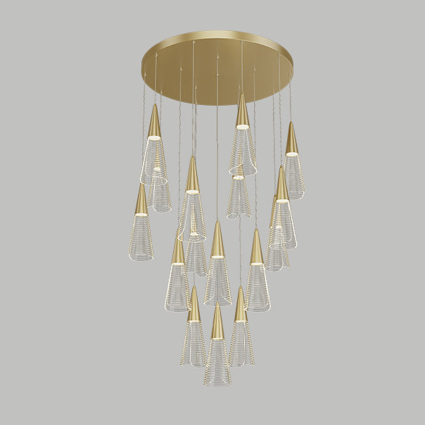 Подвесной светильник MANDORA L16 Brass by ImperiumLoft