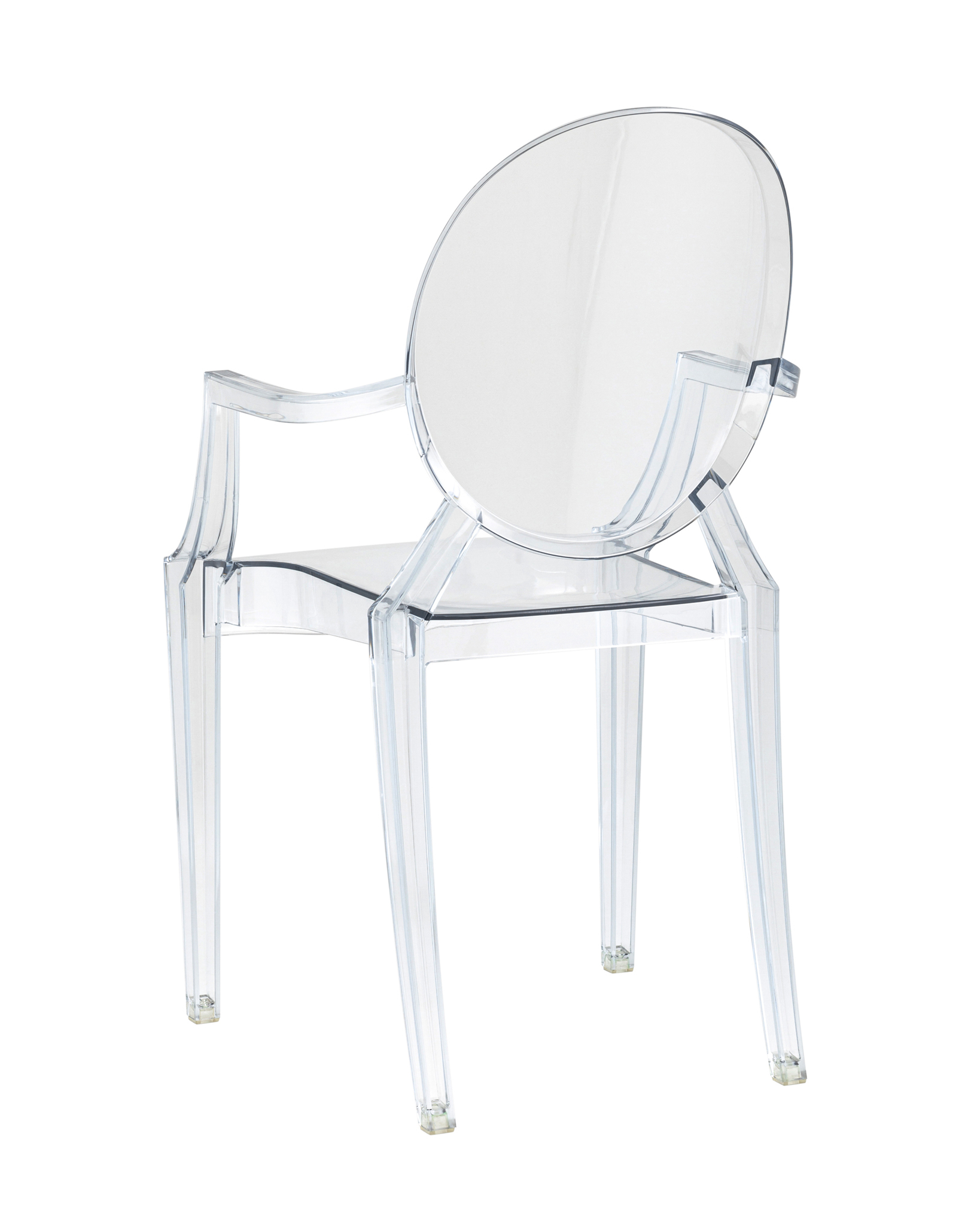 Стул Victoria Ghost с подлокотниками прозрачный Stool Group