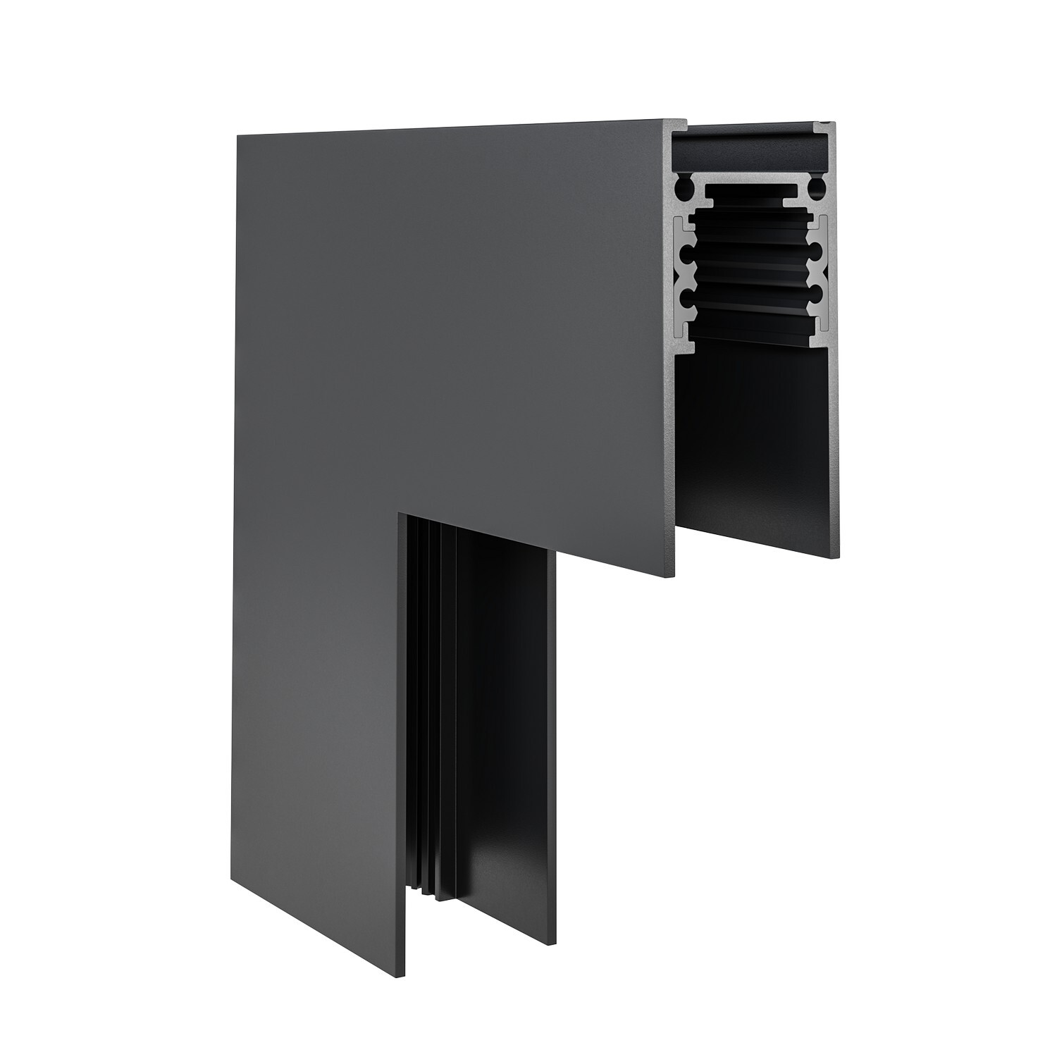 Угол накладной (вертикальный) для магнитной системы V-АВД-5356 Black Угол накладной (вертикальный) для магнитной системы V-АВД-5356 Black