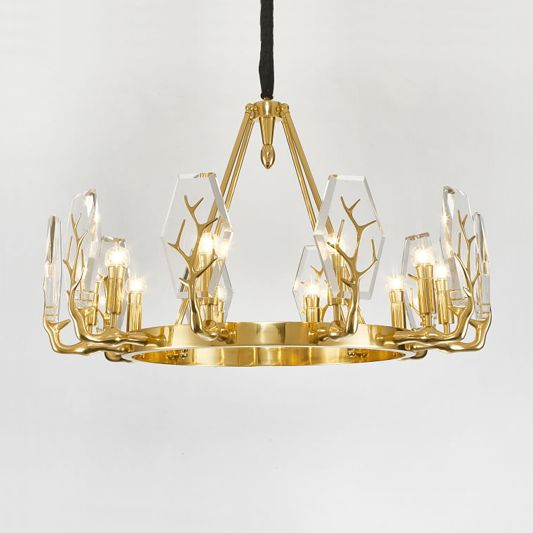 Подвесная кольцевая люстра PRIME D85 by ImperiumLoft