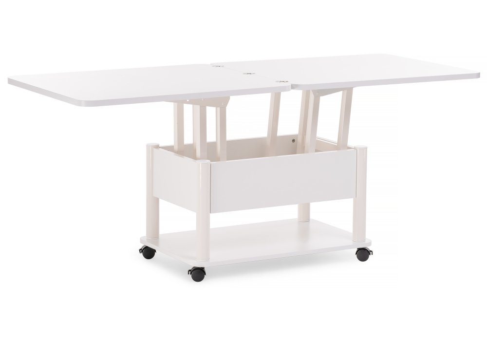 Стол-трансформер Woodville Виват белый 402953