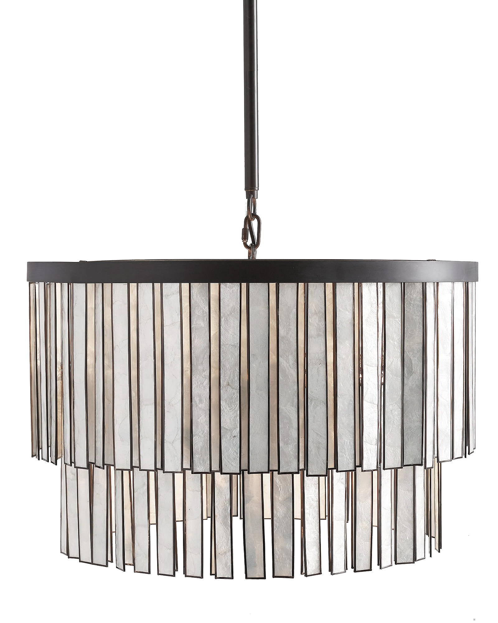 Чёрная круглая люстра Авиано Louvre Home LHLCH241023SWL