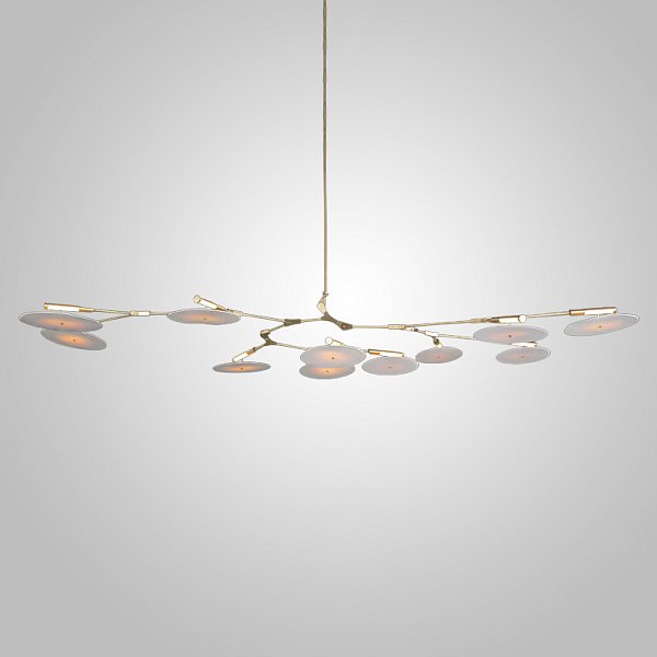 Подвесная люстра DISCS D254 Gold by ImperiumLoft