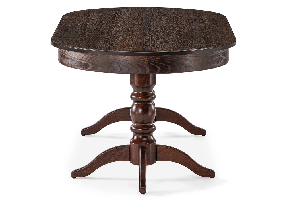 Стол деревянный Woodville Дейвер 200(260)х100 орех темный 483913