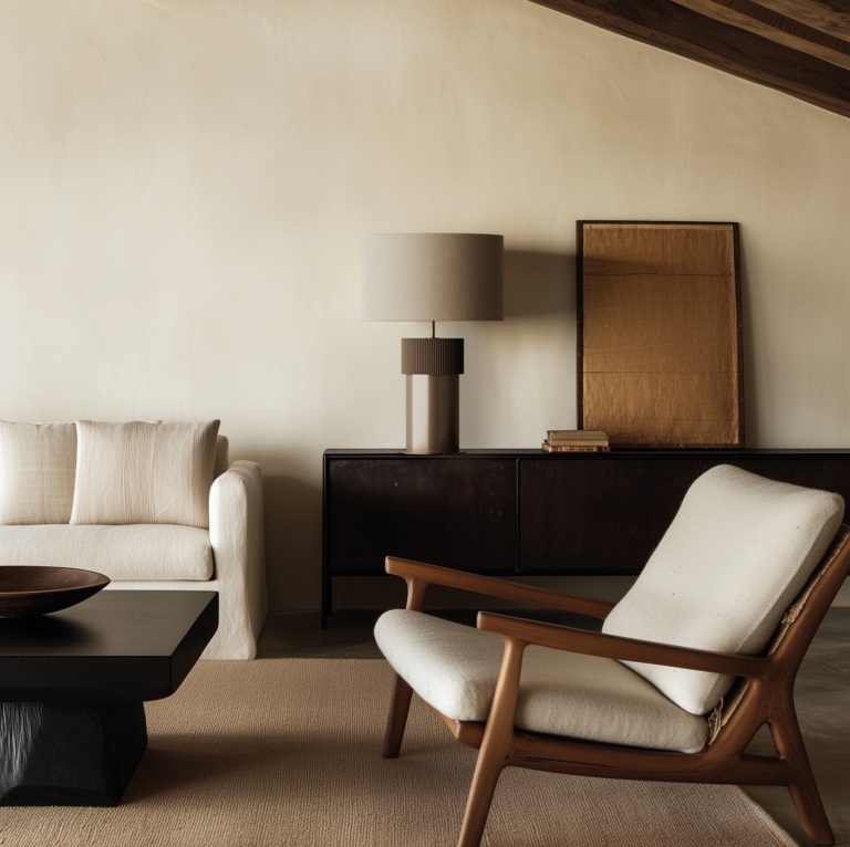 Настольная лампа Rock NAC 141/S Matt brass с абажуром 801011/41 Aromas del Campo