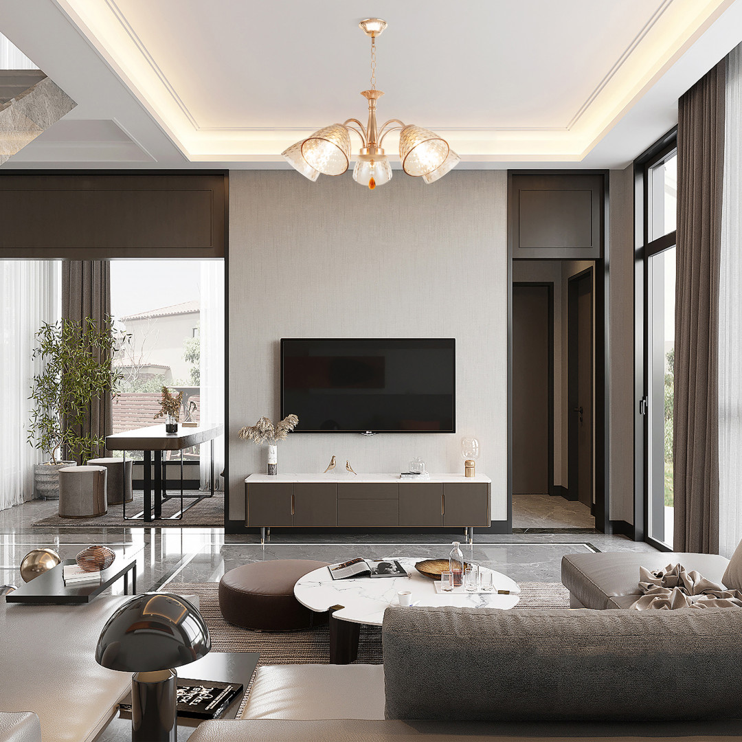 Люстра подвесная с плафонами 335156/5 FGD Arte Milano