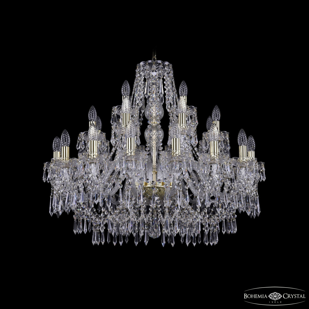 Люстра хрустальная 1403/16+8+4/300 G