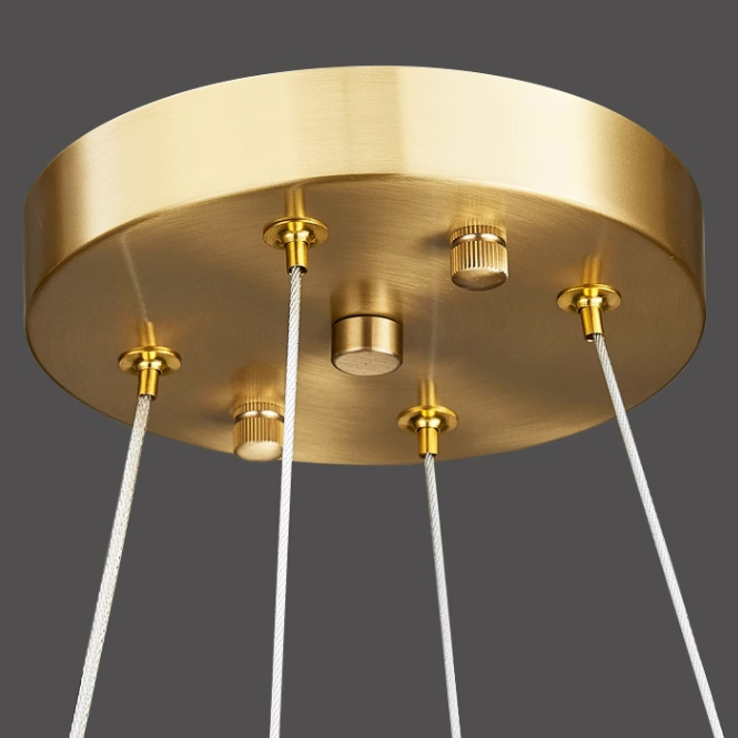 Кольцевая люстра OLAGUS А Black by ImperiumLoft