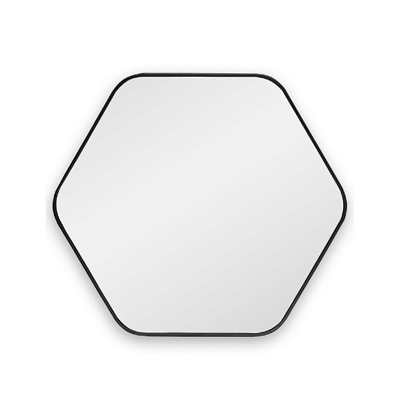 Hexagon S Black Зеркало в тонкой раме Smal Art-Zerkalo SM154BL