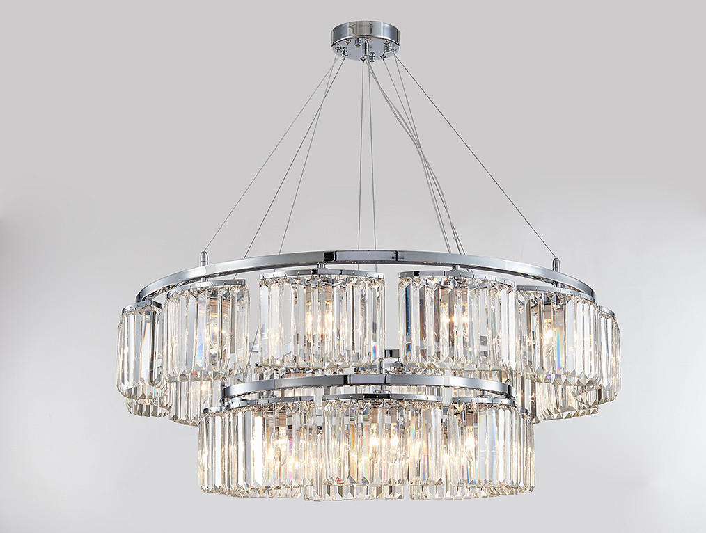 Подвесной светильник Newport 4358+12/S chrome