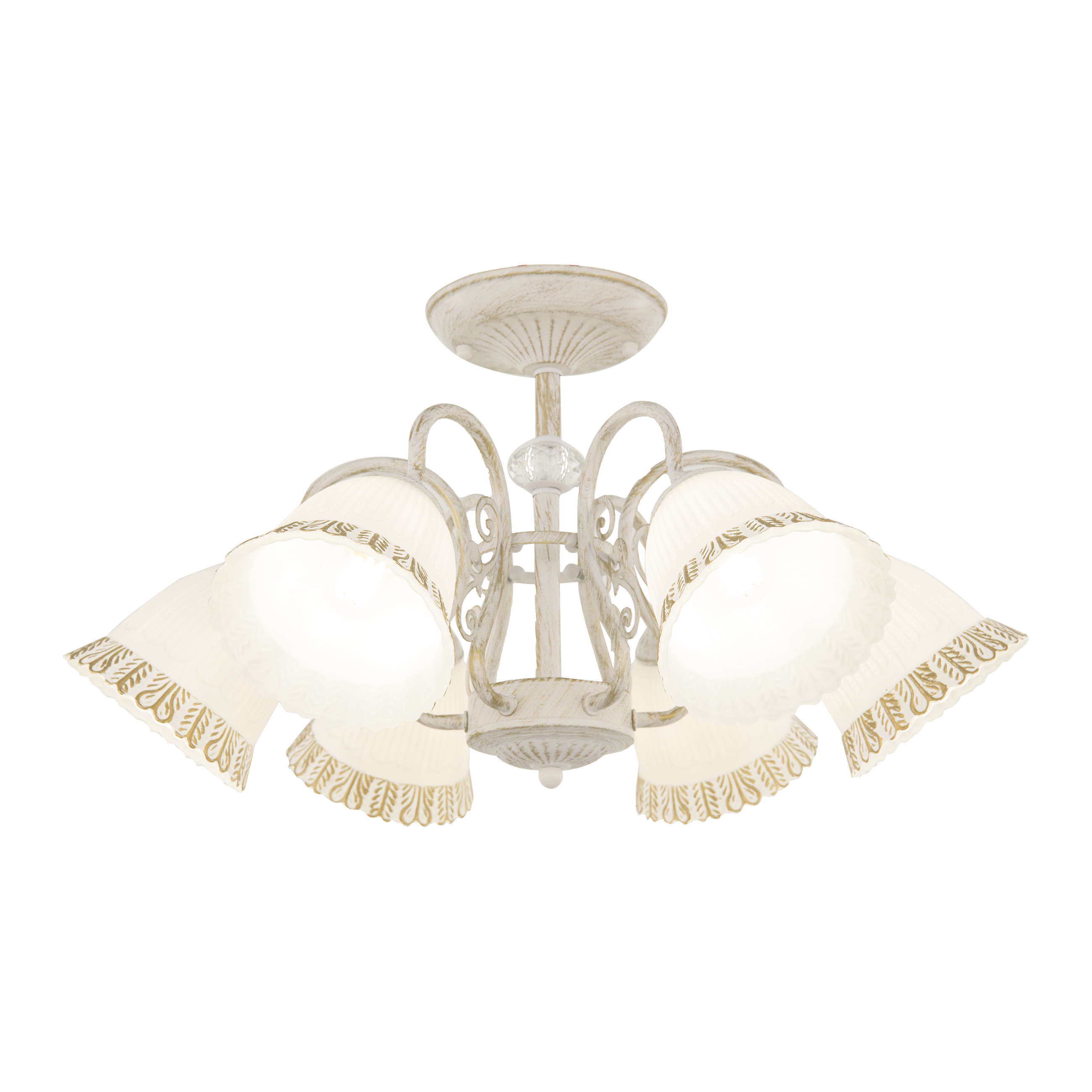 Люстра с плафонами 340800/6 WT+G Arte Milano