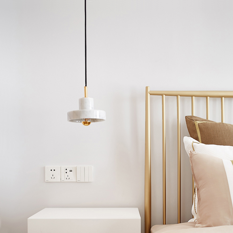 Подвесной Светильник Stone Pendant White By Imperiumloft By Imperiumloft