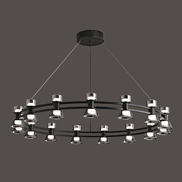 Подвесная люстра BLASIUS D103 Black by ImperiumLoft